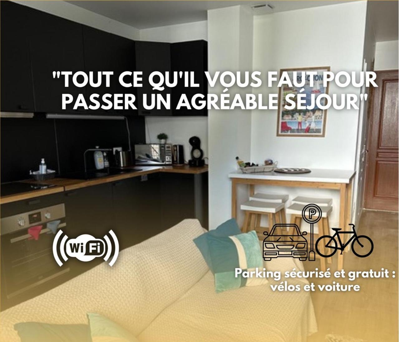 Charmant T2 Avec Exterieur Villa Deganne อาร์กาชง ภายนอก รูปภาพ